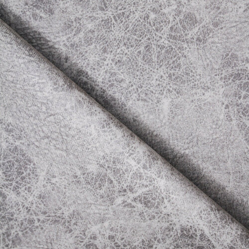 Ткань мебельная антивандальная Микровелюр серый 490₽