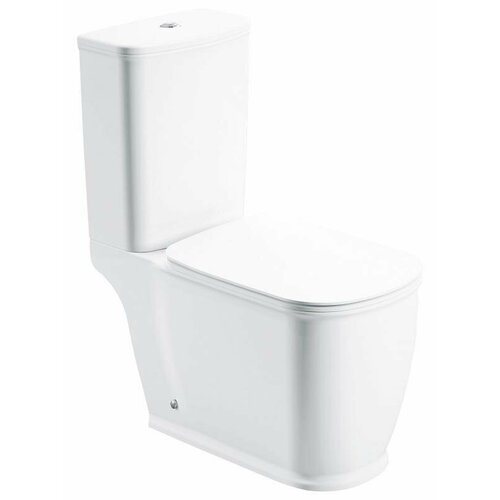 Унитаз-компакт безободковый BelBagno PRADO BB10150T/BB10150CP/BB10150SC унитаз belbagno prado bb10150cp bb10150t bb10150sc