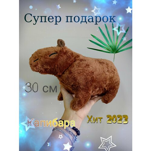 Мягкая игрушка капибара игрушка подушка / капибара