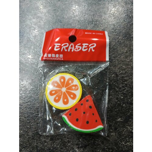 Набор ластиков Фрукты 2 шт.