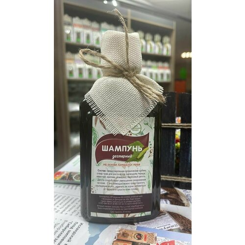 Шампунь на основе Алтайских трав(дегтярный) 250мл.