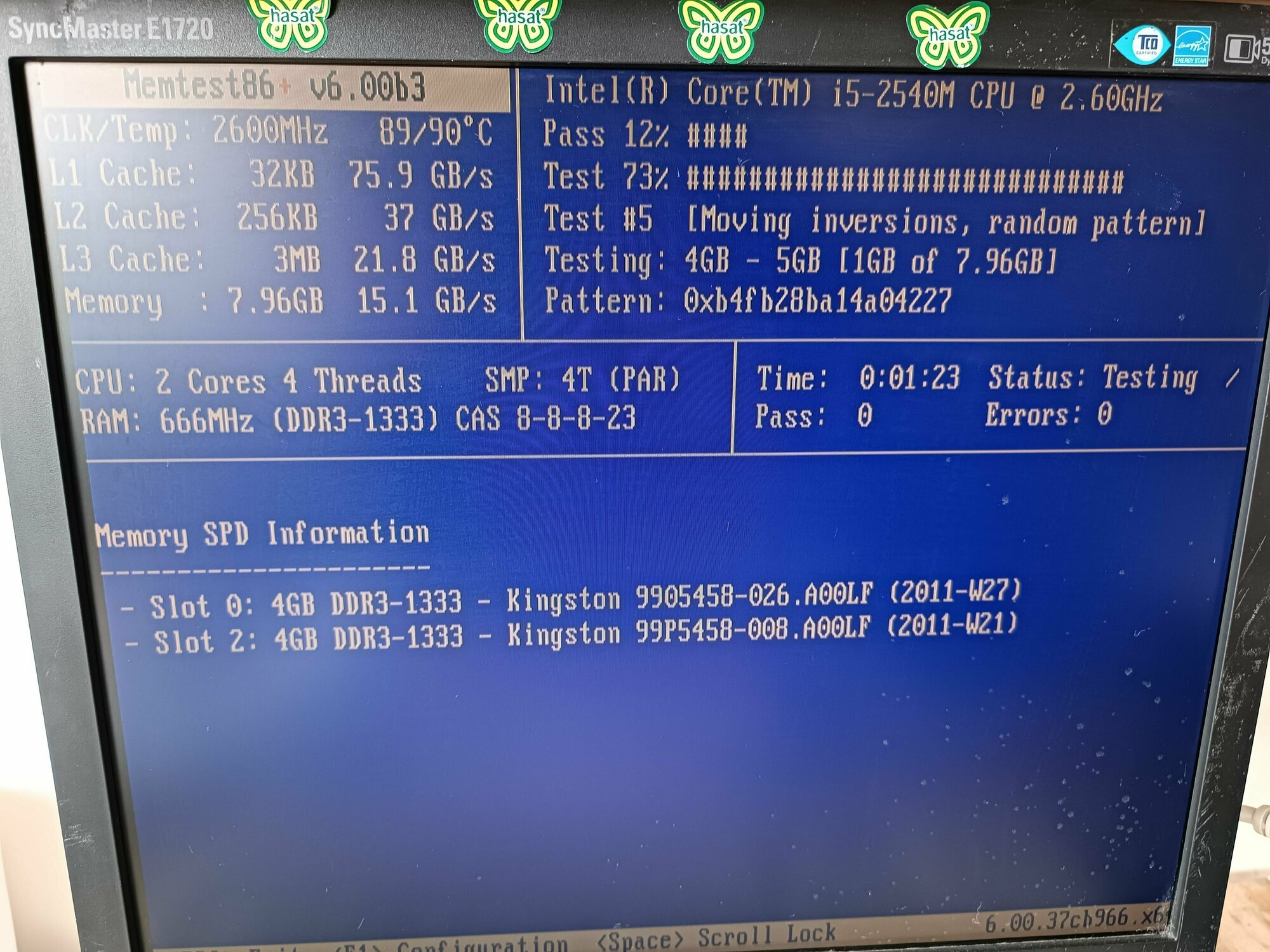 Intel Core i5-2540M SR044 2.6ГГц/3M Sandy Bridge 2 ядра, 4 потока PPGA988 процессор для ноутбука — фото 5