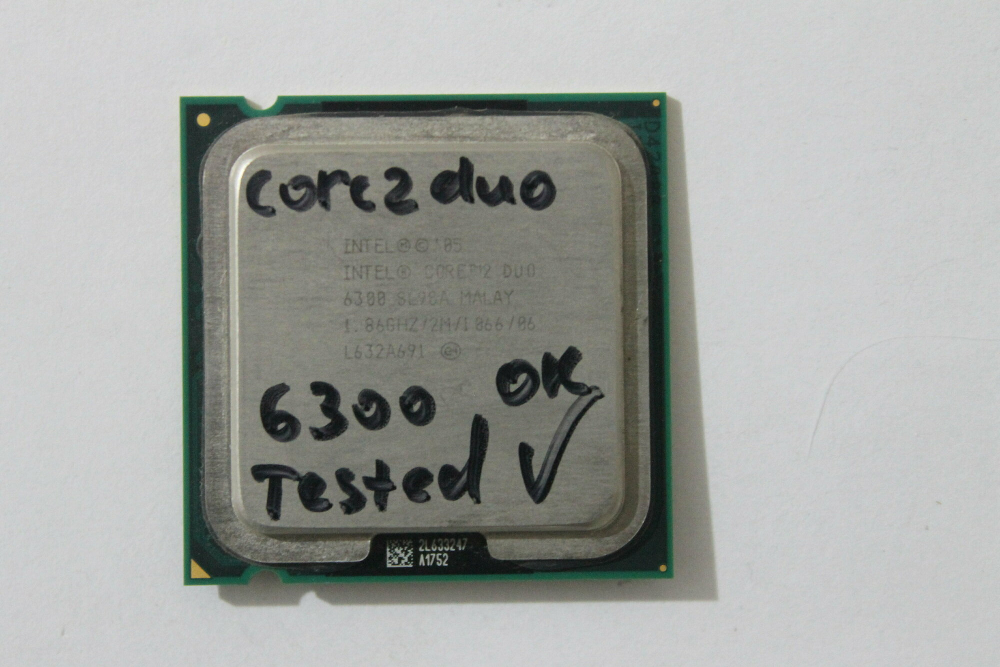 Процессор Intel Core 2 Duo E6300 LGA775 2 x 1866 МГц