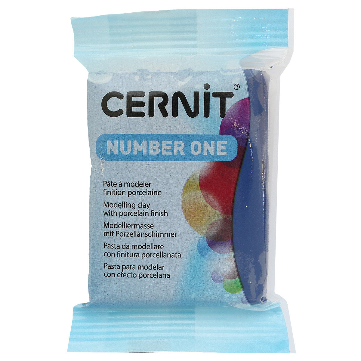 Пластика полимерная запекаемая 'Cernit № 1' 56-62 г (246 темно-синий)