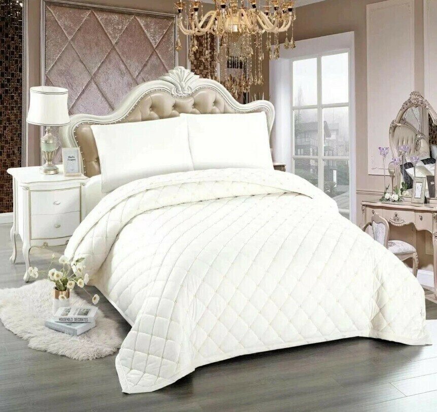 фото Покрывало Karina велюр Шанель, 220 x 240 см