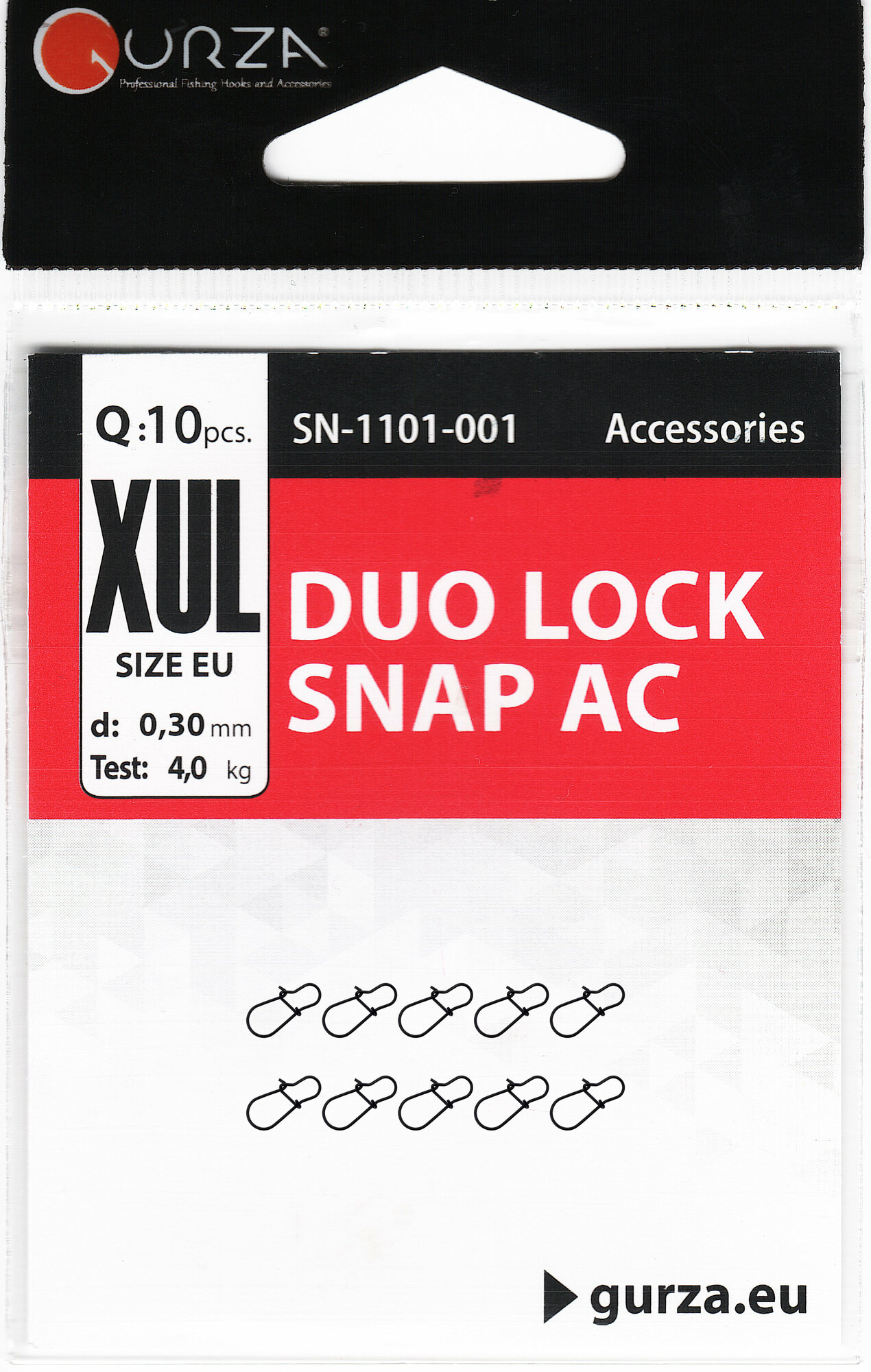 Застежки GURZA DUO LOCK SNAP AC (10шт) размер XUL