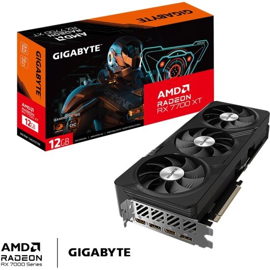 Видеокарта Gigabyte Radeon RX 7700 XT GAMING OC 12G