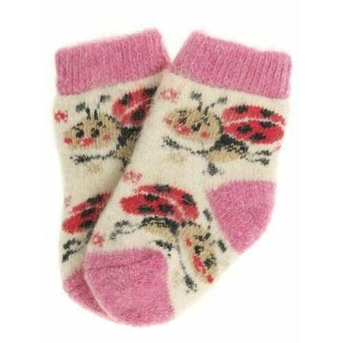 фото Носки рассказовские варежки размер 6-12 мес, белый, черный