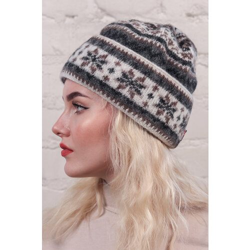 фото Шапка freyja, размер 56/58, белый, серый