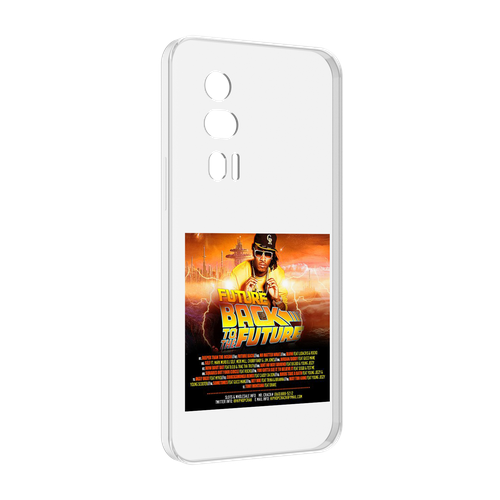 Чехол MyPads Future - Back To The Future для Xiaomi Redmi K60 задняя-панель-накладка-бампер