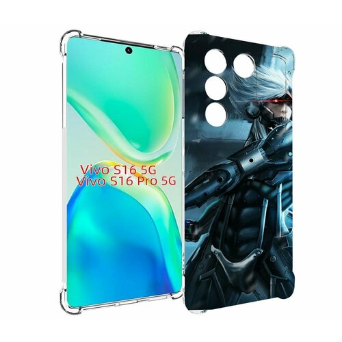 чехол mypads metal gear rising revengeance для vivo y76 5g задняя панель накладка бампер Чехол MyPads Metal Gear Rising Revengeance для Vivo S16 5G / S16 Pro 5G / V27 / V27 Pro задняя-панель-накладка-бампер