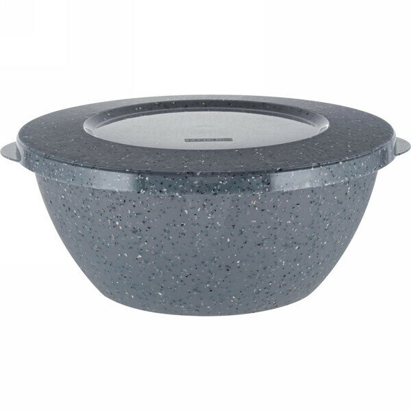 фото Миска с крышкой 3л «Stone» темный камень