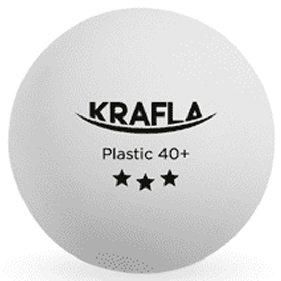 Мячи для настольного тенниса Krafla B-WT3000 (мяч три звезды 3шт.)