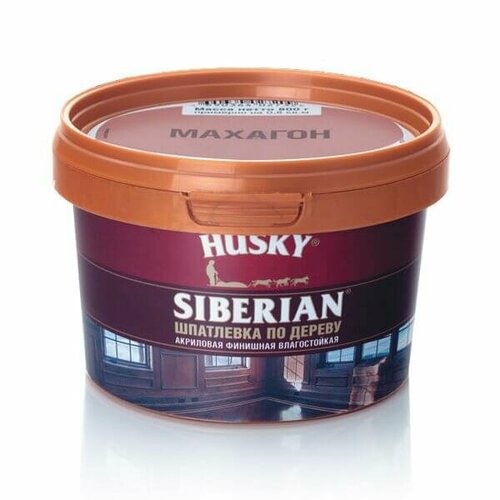 Шпатлевка по дереву husky махагон 0,8кг