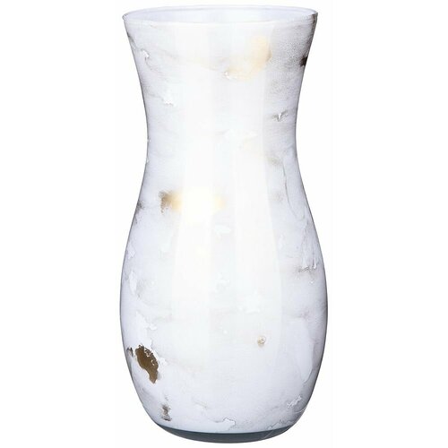 Ваза claudia Golden marble white Высота: 26 см