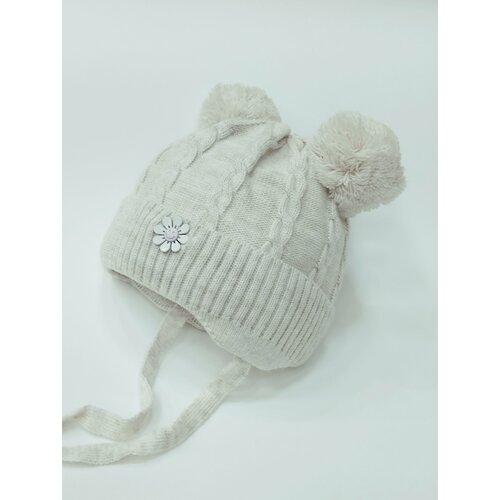 фото Шапка мой ангелок, размер 35-40, бежевый