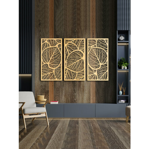 Декоротивное деревянное панно малое 