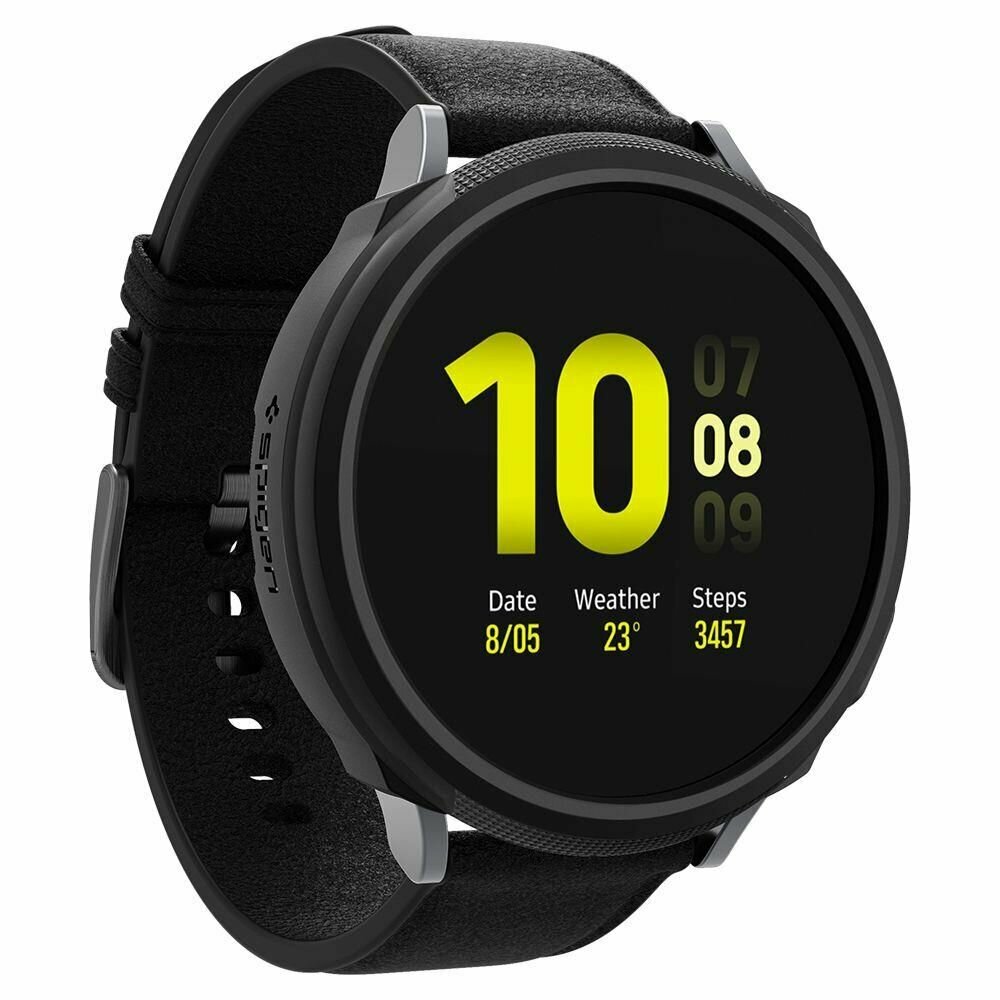 Чехол SPIGEN для Galaxy Watch 5/4 (44 mm) - Liquid Air - Черный - ACS05391 — фото 4
