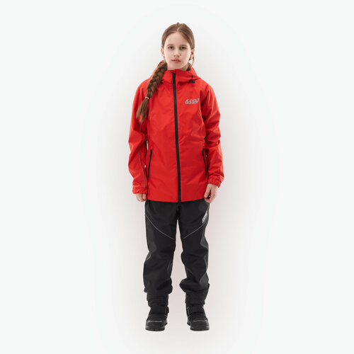 Комплект с брюками Dragonfly Комплект дождевой Dragonfly EVO FOR TEEN RED, размер 140-146, красный