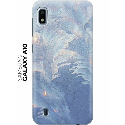 Cиликоновый прозрачный чехол ArtColor для Samsung Galaxy A10 с принтом Изморозь cиликоновый прозрачный чехол artcolor для samsung galaxy a10 с принтом нежность