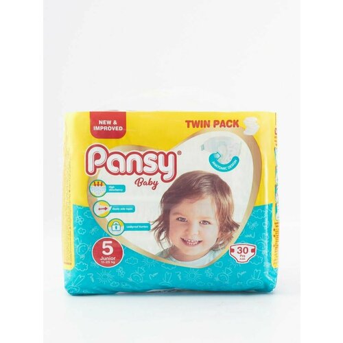 PANSY BABY Подгузники детские 11-25кг 5 размер 30шт