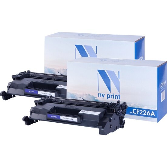 Картридж совместимый NV Print NVP NV-CF226A-SET2 для HP LaserJet Pro M402d/ M402dn/ M402dn/ M402dne/ M402dw/ M402n/ M426dw/ M426fdn/ M426fdw (3100k) (2 шт)