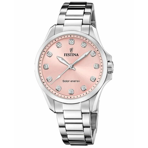 фото Наручные часы festina f20654/2, розовый, серебряный
