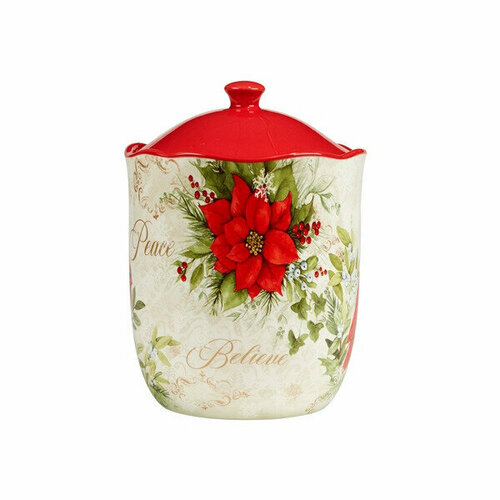 Банка для печенья с крышкой Certified Int Красочная зима керамика 8090₽