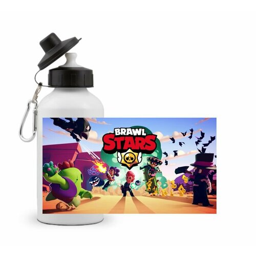 фото Спортивная бутылка бравл старс, brawl stars №4 с героями mewni-shop