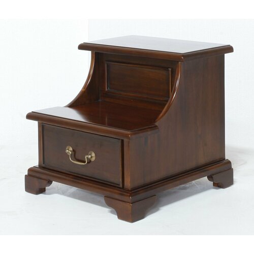 Лестница для библиотеки BLS 94 Индонезия из массива красного дерева 43х42х47см