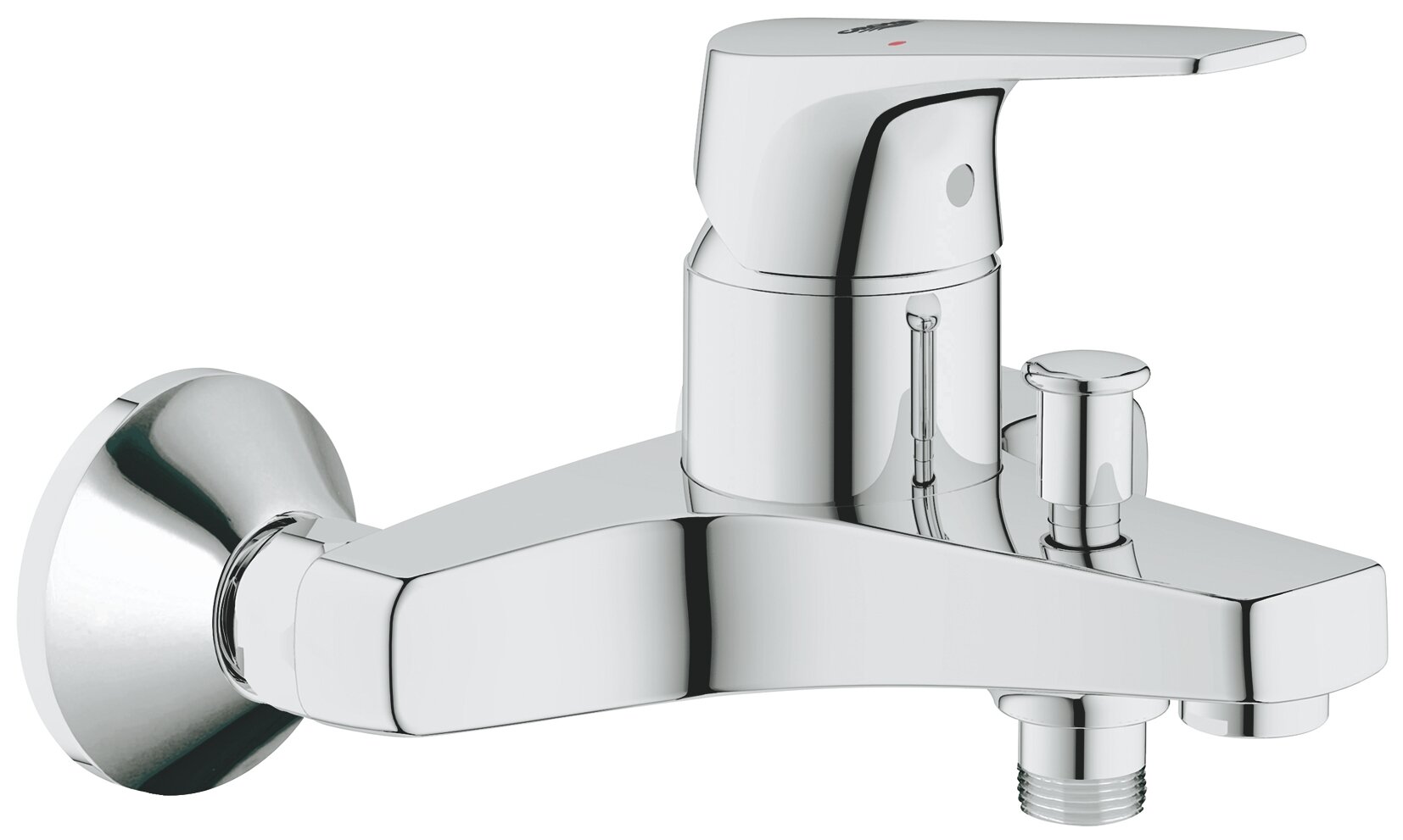 Смеситель для ванны Grohe BauFlow, хром (23756000)