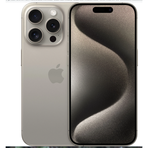 Смартфон Apple iPhone 15 Pro 256 ГБ Dual nano SIM eSIM титан 169100₽