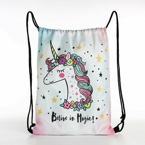 Мешок для обуви на шнурке цвет белыйразноцветный 500₽