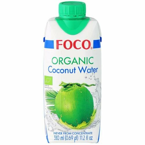 Кокосовая вода ассорти "FOCO" ,( в наборе 5 шт по 330 мл )тетра-пак - фотография № 4