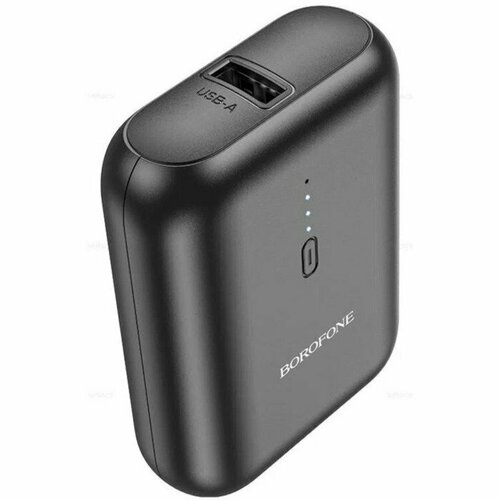 Внешний аккумулятор Borofone BJ31, 5000 мАч, USB/Type-C, 2 A, чёрный (комплект из 2 шт)