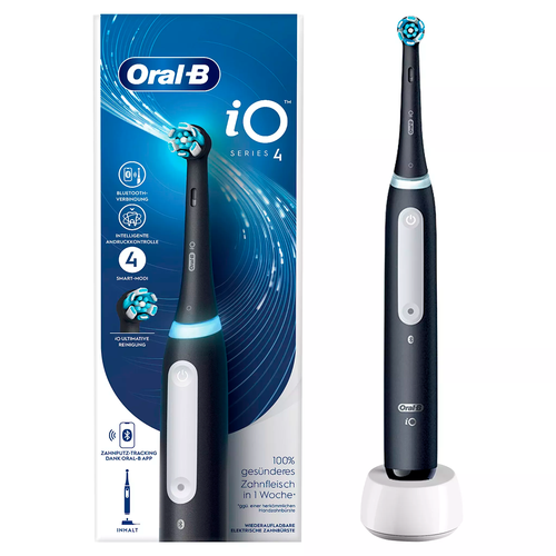 Электрическая зубная щётка Oral-B iO4 чёрная 1667100₽