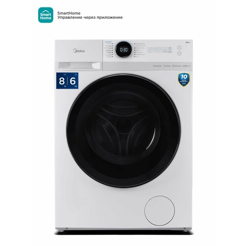 Стиральная машина с сушкой Midea MF200D80WBS/W-RU