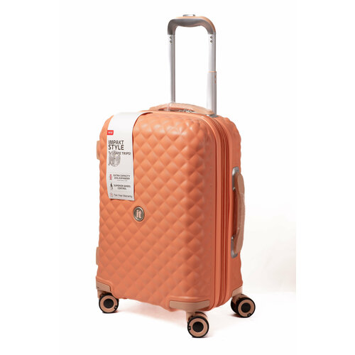 фото Чемодан it luggage 16-2888-08, abs-пластик, размер s, коралловый