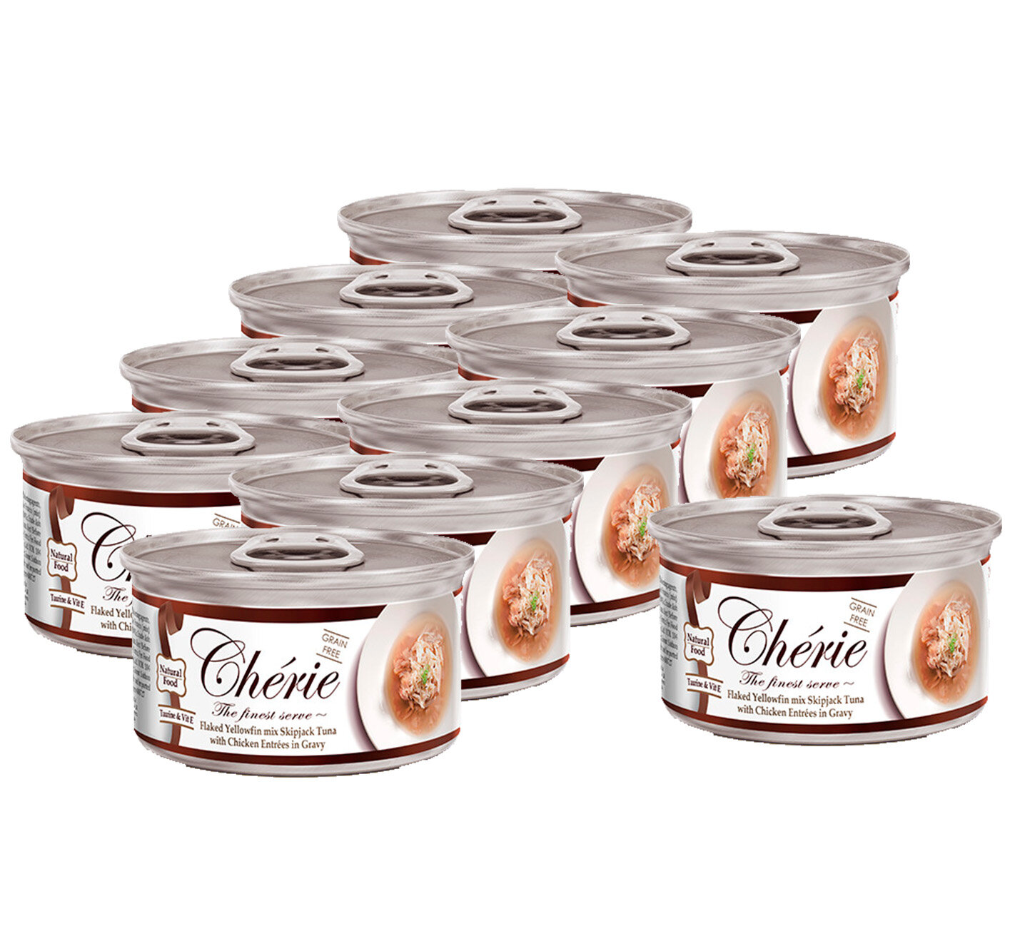 фото PETTRIC Тунец с курицей. 80 г. х 10 шт.