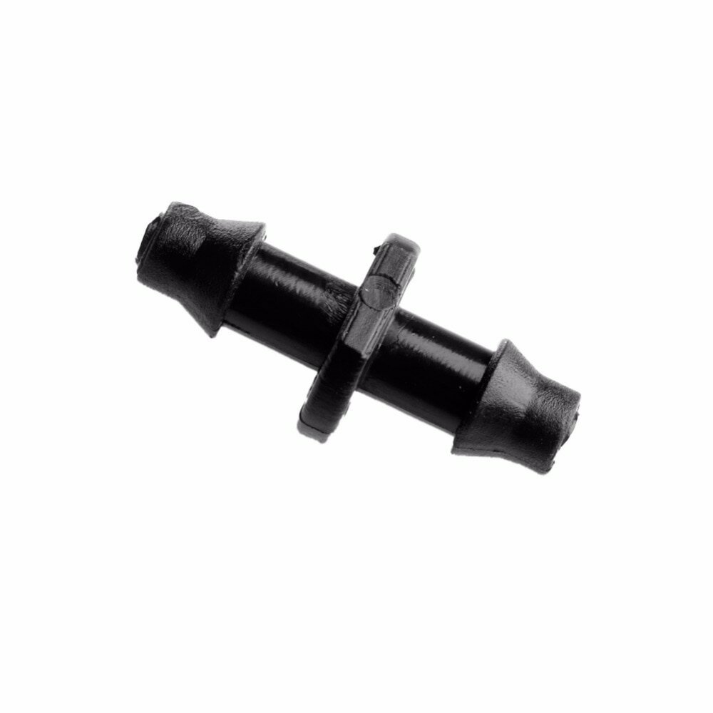 Соединитель для микротрубки капельного полива 3 мм, 50 шт, пластик — фото 1