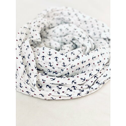 фото Шарф girandola,150х70 см, белый