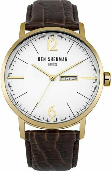 Наручные часы Ben Sherman, белый, коричневый