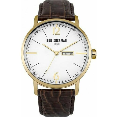 фото Наручные часы ben sherman наручные часы ben sherman wb046tg, белый, коричневый