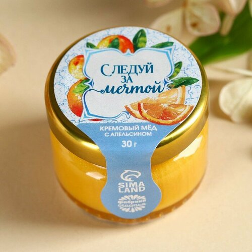 Фабрика счастья Крем-мёд «Следуй за мечтой», вкус: апельсин, 30 г.