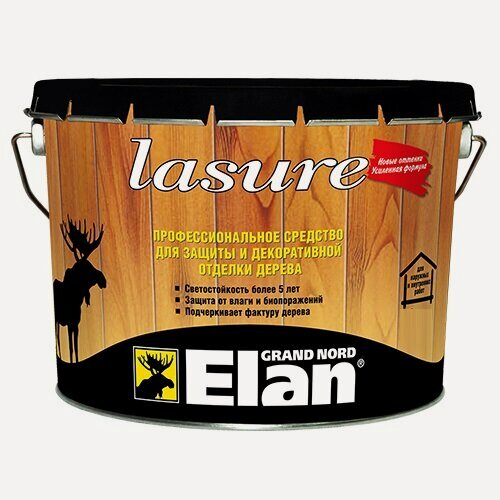 Изображение товара Декоративная Лазурь Alpa Elan Lasure 2.3л Красное Дерево Алкидная для Внутренних и Наружных Работ.