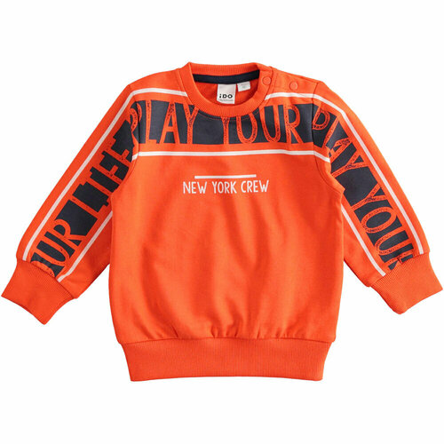 фото Свитшот ido, размер 7 лет (122 см), оранжевый