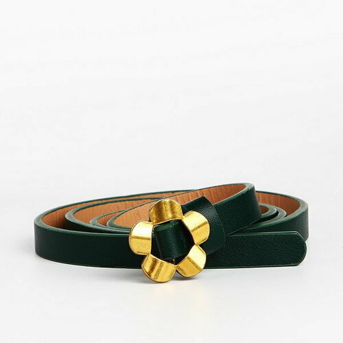 фото Ремень сима-ленд, размер 105, зеленый сима-лэнд