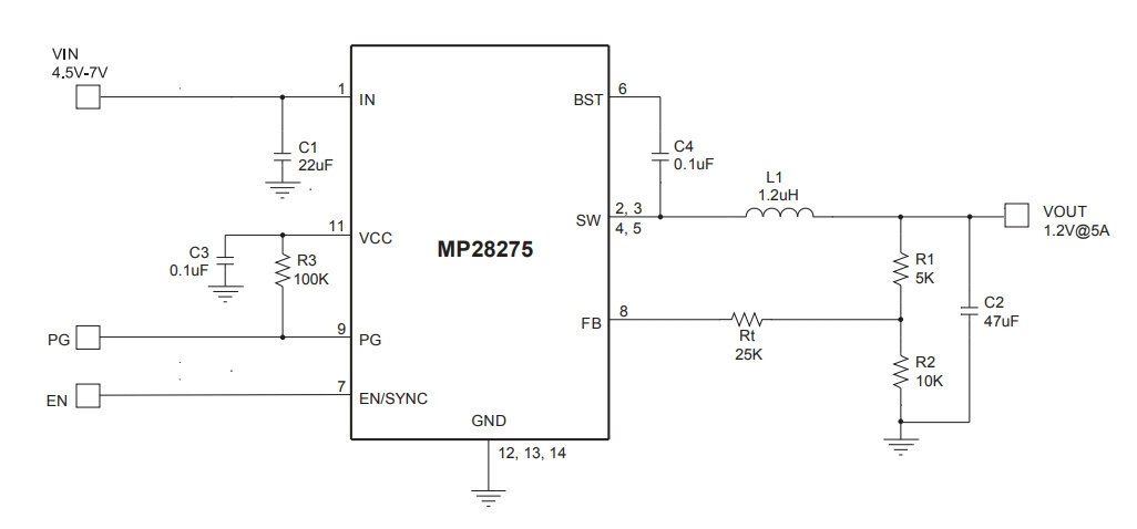 Микросхема MP28275EL-LF-Z