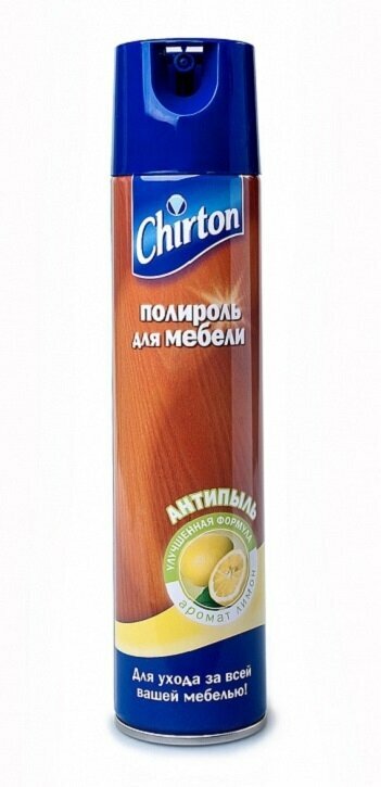 Chirton Полироль для мебели Антипыль Аромат лимона