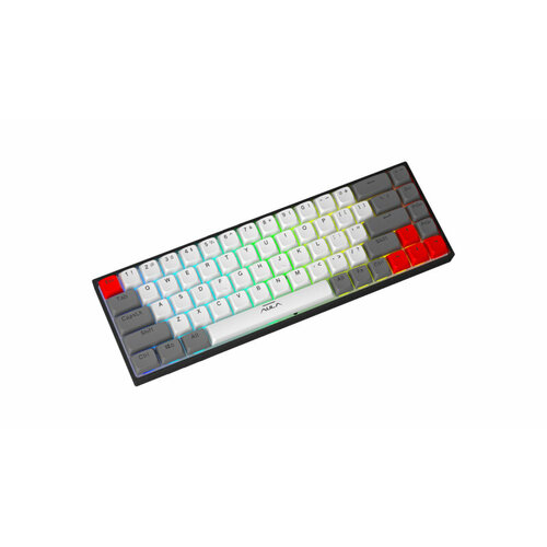 Клавиатура Aula F3068 gray+white (80002165) белый, серый, белый